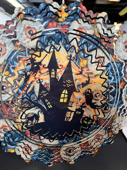 Haunted House wind spinner