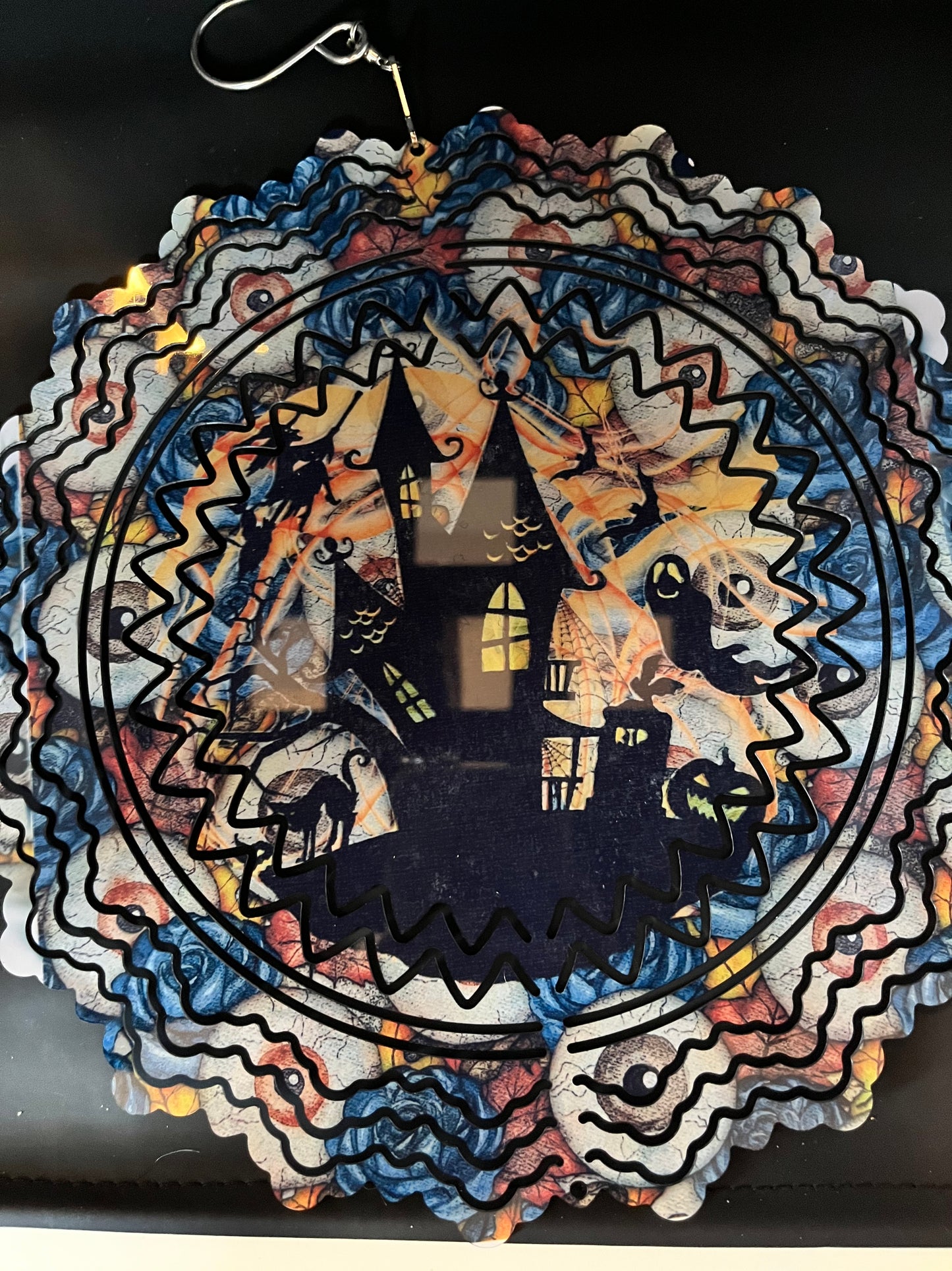 Haunted House wind spinner