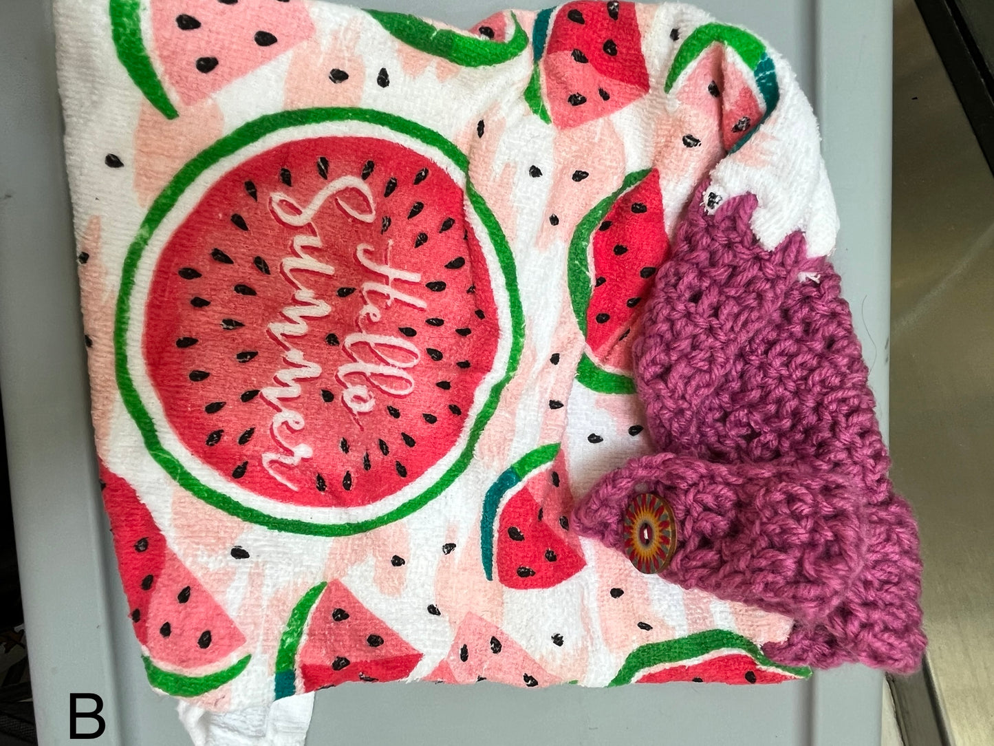 Crocheted Kitchen towels